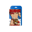Male Power Novelty Rock Hard Rudy Reindeer G-String Brown packaging featuring playful reindeer design.
