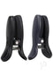 Merci Vibro Grippers Vibrating Nipple Clamps in black, designed for intense pleasure with a rechargeable feature.