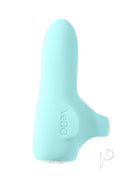 VeDO Fini Rechargeable Silicone Finger Vibrator Turquoise in a sleek design for targeted pleasure.