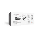 Strap-on-me Remote Vibrating Bendable Strap-on Black Large packaging showcasing features and benefits.