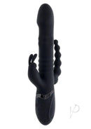 Playboy Big Bunny Energy Triple Stimulation Rabbit Vibrator for internal, external, and anal pleasure.