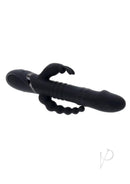 Playboy Big Bunny Energy Triple Stimulation Rabbit Vibrator, featuring three stimulation shafts for comprehensive pleasure.