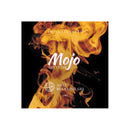 Mojo Clove Oil Anal Relaxing Gel 3 ml Foil packaging featuring flames and product details.