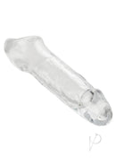 Performance Maxx 5.5 Inch Penis Extension Clear designed for added length and girth, featuring a transparent finish.