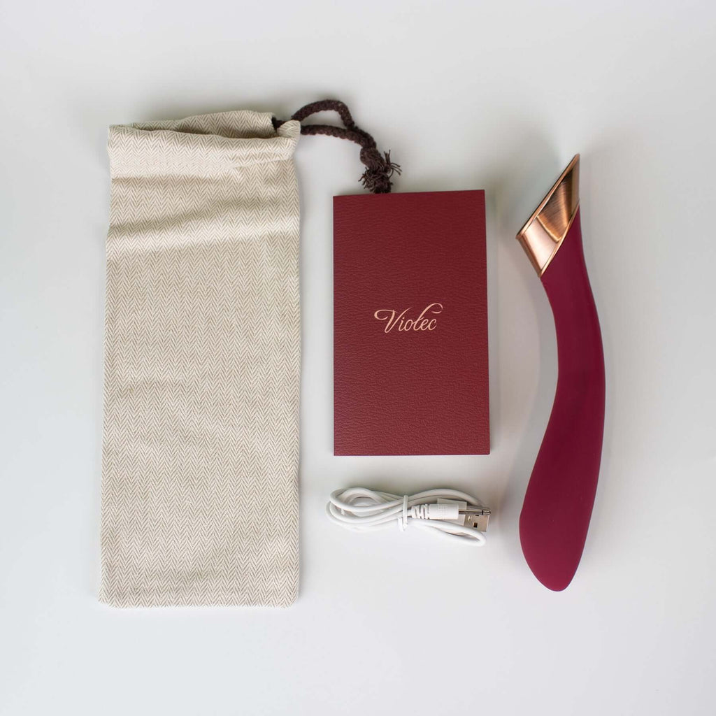Viotec Manto Touch Panel G-Spot Vibrator Wine Red