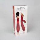 Viotec Metis Touch Panel Rabbit Vibrator Red packaging showcasing advanced design and touch panel technology.