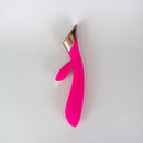 Viotec Metis Touch Panel Rabbit Vibrator Fuchsia showcasing its sleek design and modern touch panel technology.