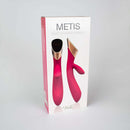 Viotec Metis Touch Panel Rabbit Vibrator Fuchsia packaging featuring modern design and touch technology.