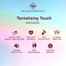 Id Tantalizing Touch Rechargeable Clitoral Massager features medical-grade silicone, splash proof, and USB-C rechargeable.