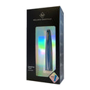Id Tantalizing Touch Rechargeable Clitoral Massager in sleek packaging with iridescent design.