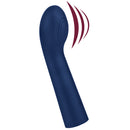 Id Oh My G G-spot Massager Blue, curved vibrator for targeted G-spot stimulation with rippled texture.