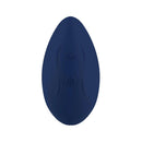 Id Shhh Remote Control Slim Wearable Vibrator in navy blue silicone, designed for discreet and comfortable use.
