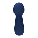 Id Travel With Me Mini Pleasure Wand Bag is a compact, blue silicone wand for full-body stimulation.