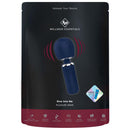 Id Give Into Me Silicone Pleasure Wand Massager packaging showcasing powerful features and unique vibrations.
