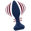 Id Maxrim Control Rimming Plug features textured body for enhanced anal stimulation with remote control capability.