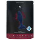 Id Maxrim Remote Control Rimming Anal Plug packaging featuring a sleek design and highlighting key features.