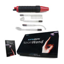 Kinklab Neon Wand Electro Stimulation Kit Red, featuring red handle and glass electrodes, perfect for electro play.