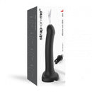 Strap-On-Me Large Silicone Cum Dildo Black