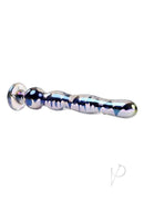 Playboy Jewels Wand Glass Probe Clear Black, elegant glass probe with beaded design, part of the Playboy Jewels collection.