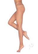 Leg Avenue Professional Fishnet Tights Light Toast worn by a model showcasing the fishnet pattern.