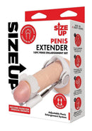 Size Up Advanced Penis Stretcher System White 10-piece kit for gradual size training and enhancement.