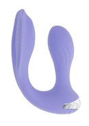 Evolved Every Way Play Wearable Vibrator with Remote Purple showcasing its bulbous, textured design for dual stimulation.