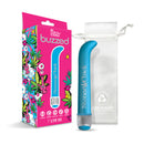 Prints Charming Buzzed 7 Inch G-Spot Vibe Stoner Chick Blue featuring a vibrant cannabis-themed design and sleek silhouette.
