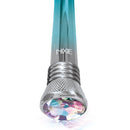Nixie Waterproof 10-function Bulb Vibe Blue Ombre Glow with crystal tip for enhanced stimulation.