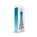 Nixie Waterproof 10-function Bulb Vibe Blue Ombre Glow packaging featuring LED control and sleek design.
