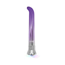 Nixie 10-Function G-Spot Vibrator Purple Ombre Glow featuring metallic finish and LED base.