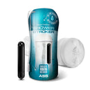 Happy Ending Vibrating Self-Lubricating Shower Stroker Ass with bullet vibe and waterproof design for pleasurable showers.