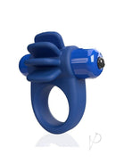Screaming O 4B Skooch Vibrating Cock Ring Blueberry with flexible fins for added stimulation.