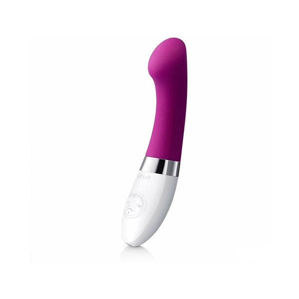 LELO GIGI 2 Rechargeable G Spot Vibrator Deep Rose with a smooth body-safe silicone finish.