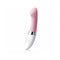 LELO GIGI 2 Rechargeable G Spot Vibrator Pink side view with sleek design and curved tip for G-spot stimulation.