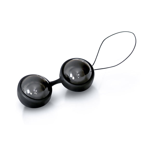 LELO BEADS Noir Kegel Balls Set Black shown in elegant design for sensual pleasure and intimate health.