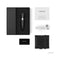 LELO MIA 2 Rechargeable Lipstick Vibrator Black with packaging and accessories in stylish box.