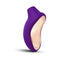 LELO SONA 2 Cruise Rechargeable Clitoral Stimulator Purple in a sleek design with a shimmering gold accent.