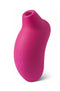 LELO SONA Rechargeable Clitoral Stimulator Cerise in vibrant pink color, showcasing its sleek design and ergonomic shape.
