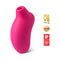 LELO SONA Rechargeable Clitoral Stimulator Cerise in cerise color with award icons displayed.