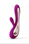 LELO SORAYA 2 Rechargeable Rabbit Vibrator Deep Rose in elegant design with dual stimulation features.