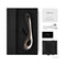 LELO SORAYA 2 Rechargeable Rabbit Vibrator Black in elegant packaging with accessories.