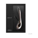 LELO SORAYA 2 Rechargeable Rabbit Vibrator Black in its elegant packaging, showcasing luxury and sophistication.