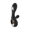 LELO SORAYA WAVE Rechargeable Rabbit Vibrator Black with sleek design and dual stimulation features.
