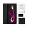 LELO SORAYA WAVE Rechargeable Rabbit Vibrator Deep Rose in elegant packaging with accessories.