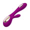 LELO SORAYA WAVE Rechargeable Rabbit Vibrator Deep Rose with ergonomic design and luxurious silicone.