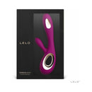 LELO SORAYA WAVE Rechargeable Rabbit Vibrator Deep Rose in elegant packaging.