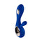 LELO SORAYA WAVE Rechargeable Rabbit Vibrator Midnight Blue showcasing smooth body-safe silicone design.