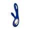 LELO SORAYA WAVE Rechargeable Rabbit Vibrator Midnight Blue with dual stimulation features.