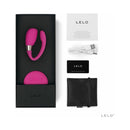LELO TIANI 3 Dual Stimulation Couples Vibrator With Remote Cerise in packaging with accessories.