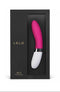 LELO LIV 2 Rechargeable G Spot Vibrator Cerise in sleek black packaging displaying the elegant design.